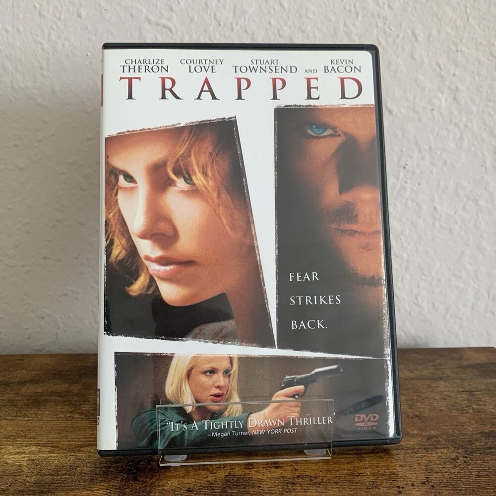 Trapped (DVD, 2002) LIKE NEW Charlize Theron, Kevin Bacon, Courtney Love